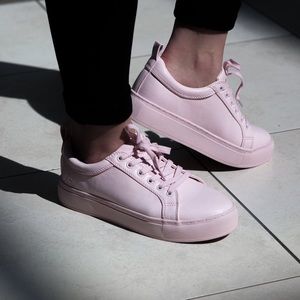 Matt & Nat Vegan Leather Pink Sneakers